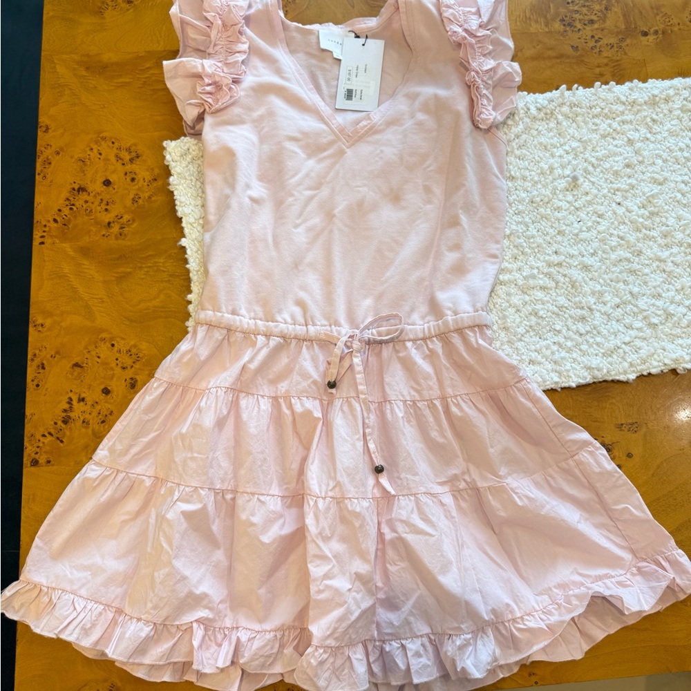 Sundays Heller Soft Pink Ruffled Tiered Sundress Revolve